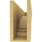 Ekena Millwork 6"W x 36"D x 12"H Thin Pescadero Rough Cedar Woodgrain TimberThane Corbel, Primed Tan CORUR06X36X12PECRCPR - alternate 3
